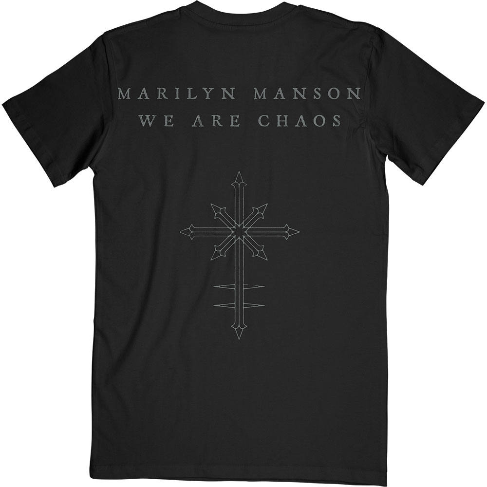 Marilyn Manson - We Are Chaos Heren Tshirt - Zwart